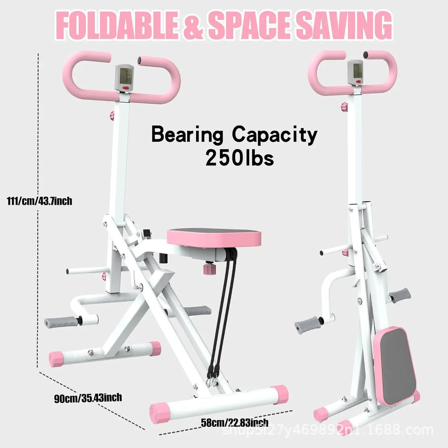 Adjustable Sit Up Horse Crunch Machine