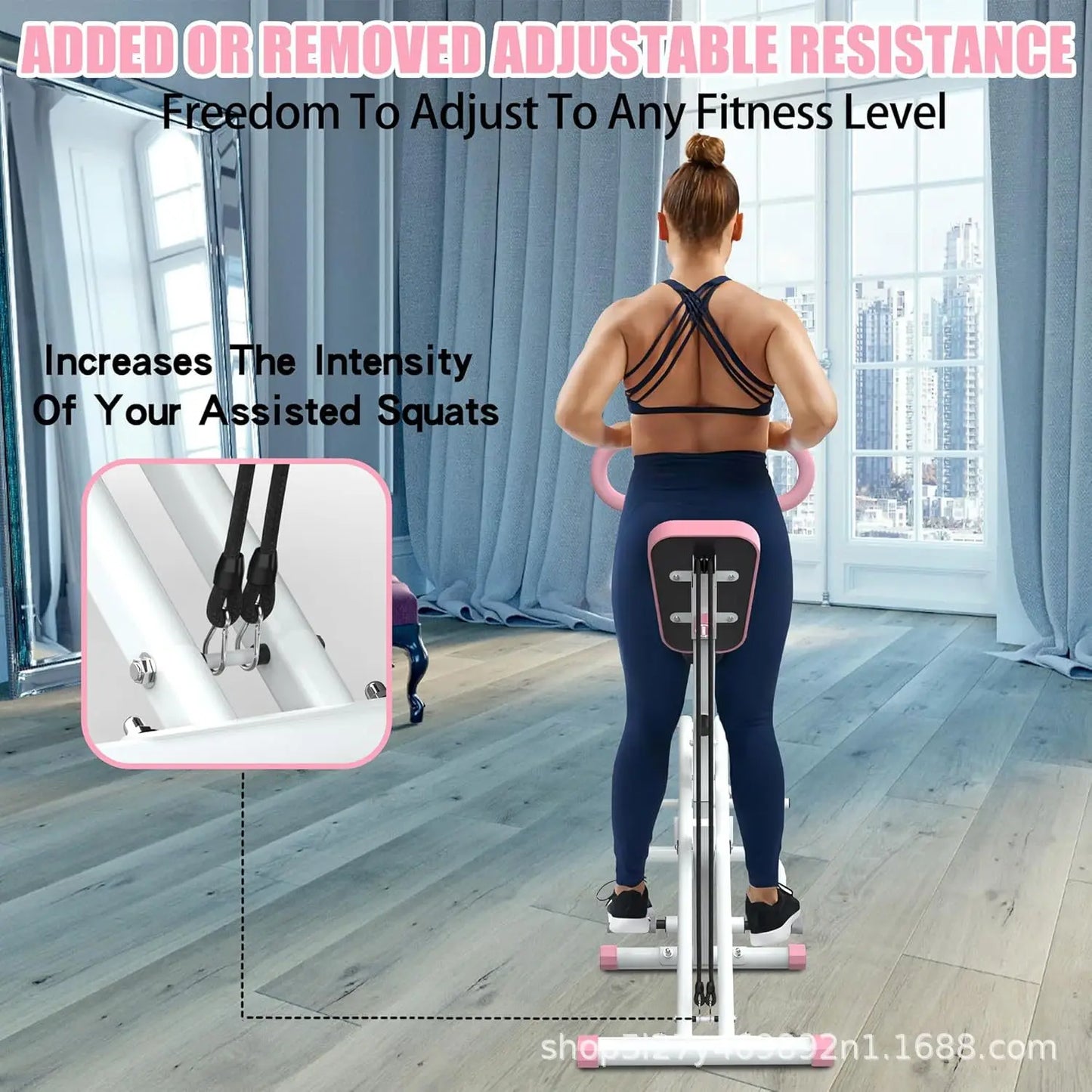 Adjustable Sit Up Horse Crunch Machine