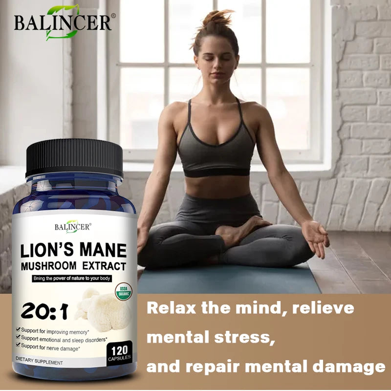 Lion's Mane Mushroom Extract Supplement